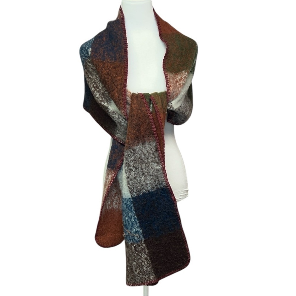 Torrid Blanket Multicolor Plaid Scarf